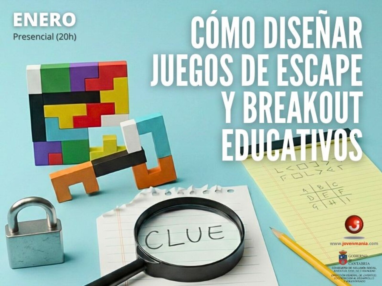 Abierta la inscripción para el curso "Cómo diseñar juegos de escape y breakout educativos"