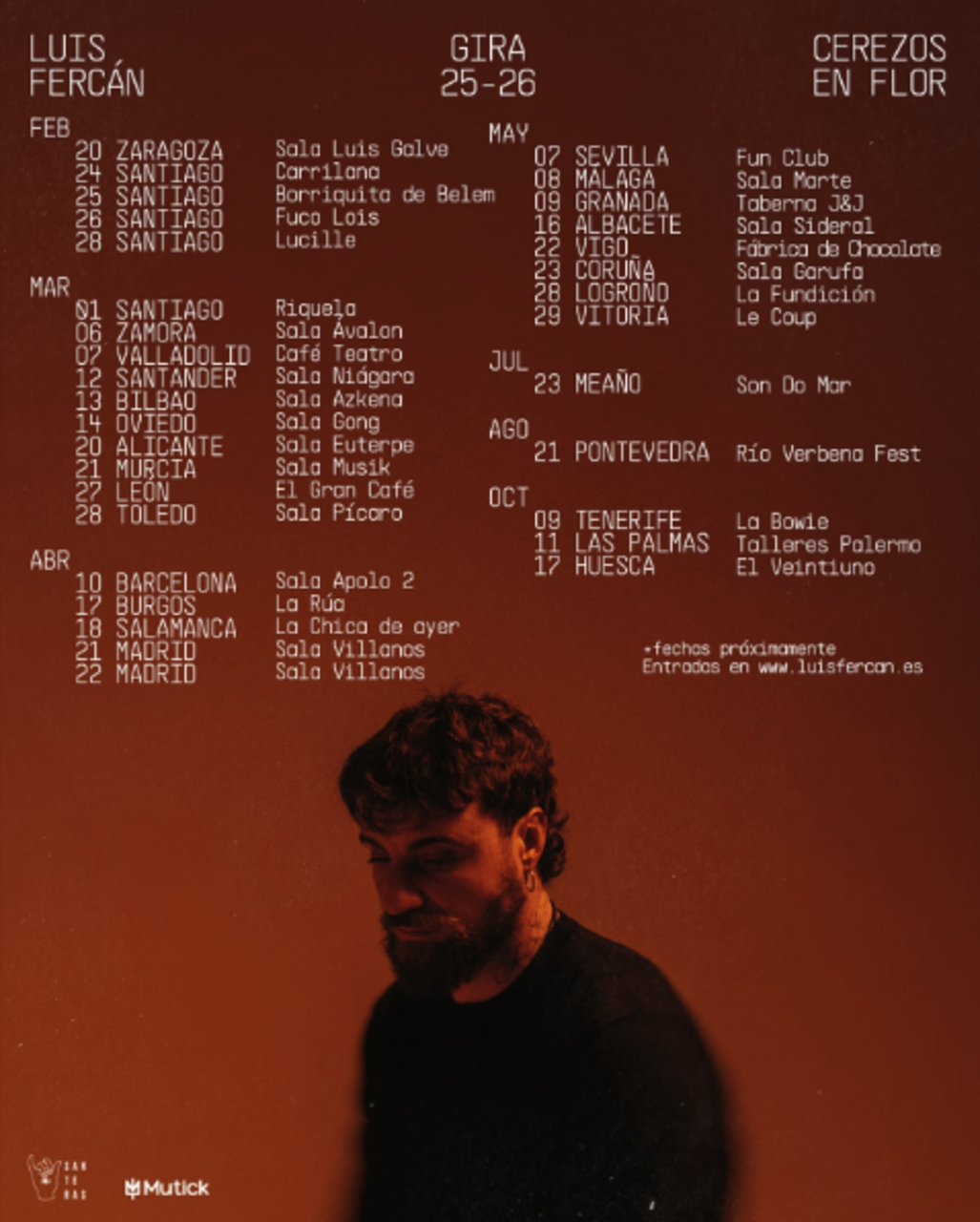 Luis Fercán. Gira "Cerezos en flor"