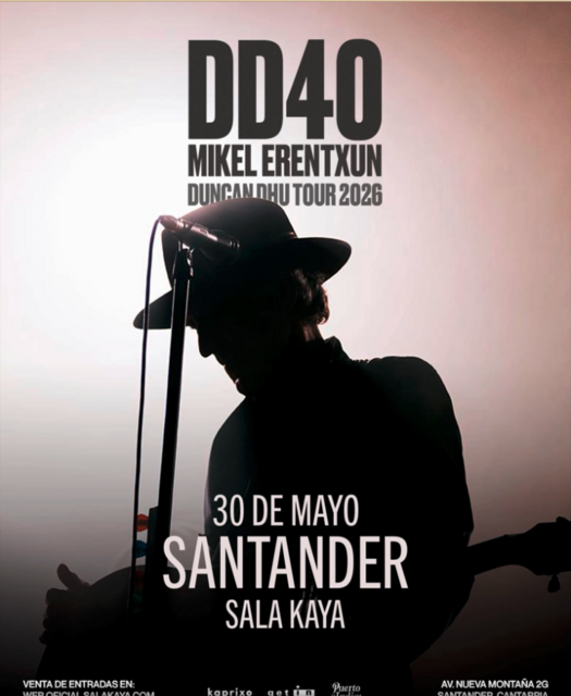 Mikel Erentxun. Duncan Dhu Tour 2026