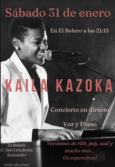 Kaila Kazoka en el Bolero