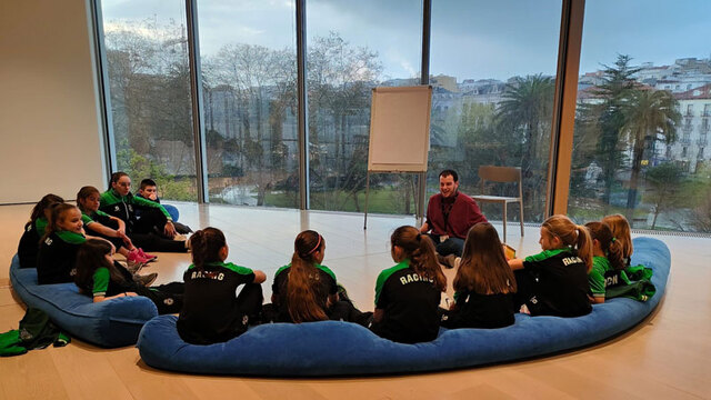 Muestra de creaciones de los alevines del Racing