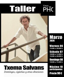 "Domingos, cigüeñas y otras obsesiones", taller con Txema Salvans