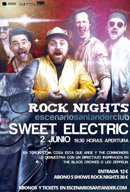 Sweet Electric en las Rock Nights