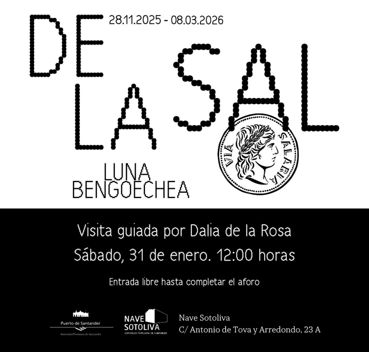 Visita guiada a la exposición "De la sal" con Dalia de la Rosa