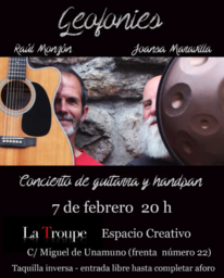 Geofonies, concierto de guitarra y handpan