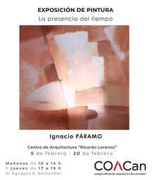 Inauguración de la exposición de pintura "La presencia del tiempo", de Ignacio Páramo
