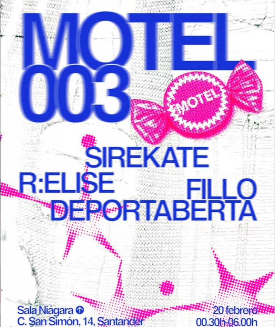 Club Motel: Sirekate, R:Elise y Fillo Deportaberta