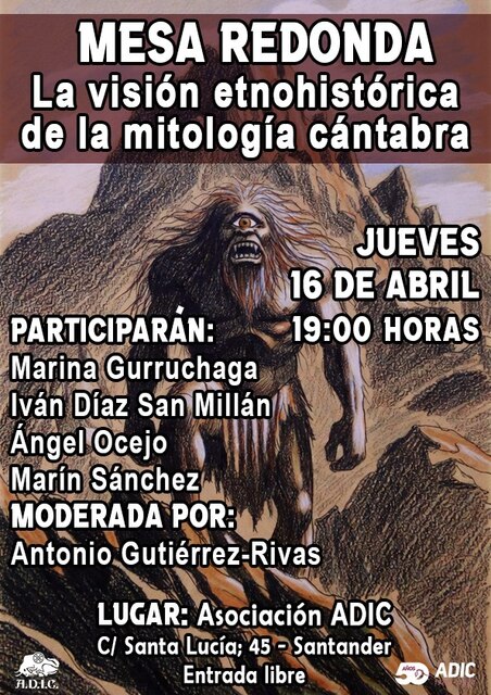Mesa redonda “La visión etnohistórica de la mitología cántabra”
