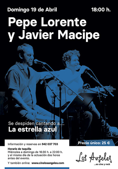 Pepe Lorente y Javier Macipe se despiden cantando a "La estrella azul"