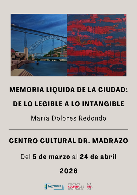 "Memoria líquida de la ciudad: de lo legible a lo intangible", de María Dolores Redondo. Inauguración