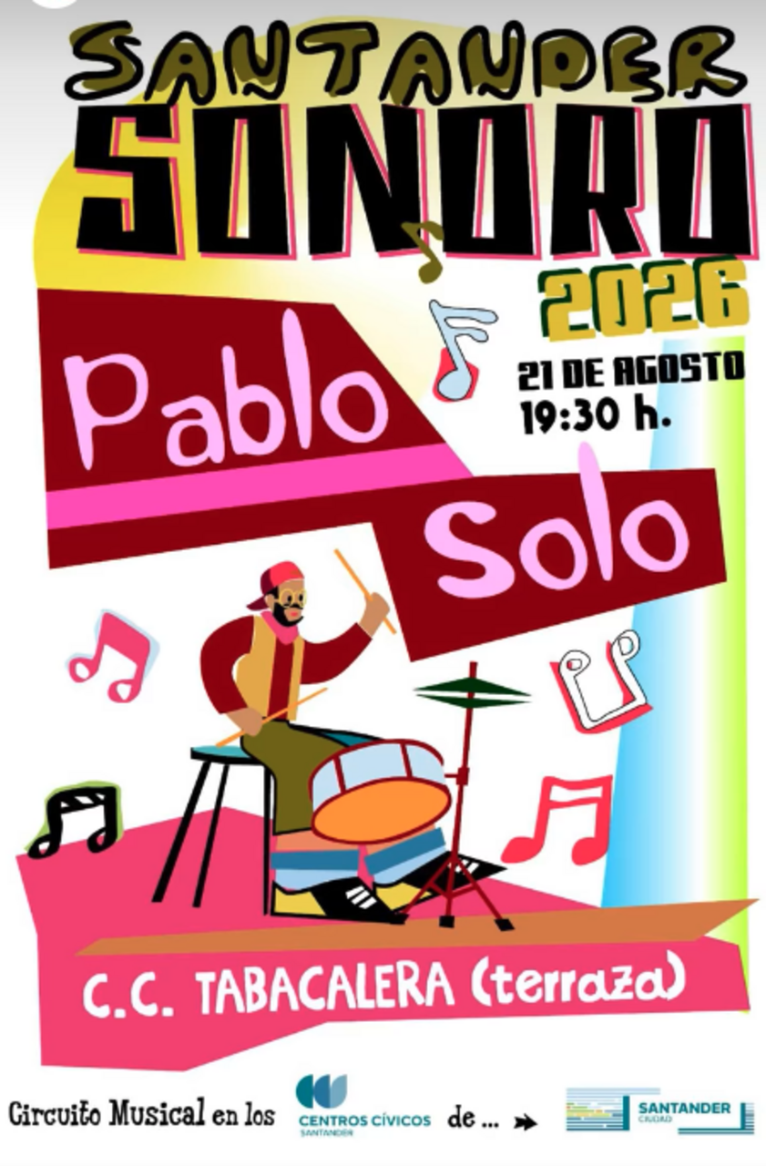 Pablo Solo en la terraza del centro cívico de Tabacalera