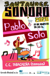 Pablo Solo en la terraza del centro cívico de Tabacalera