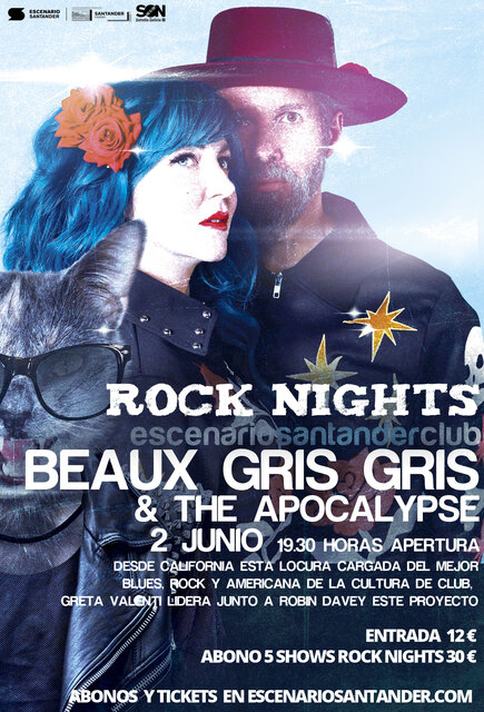 Beaux Gris Gris & The Apocalypse en las Rock Nights