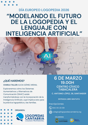 “Modelando el futuro de la logopedia con inteligencia artificial”, charla divulgativa