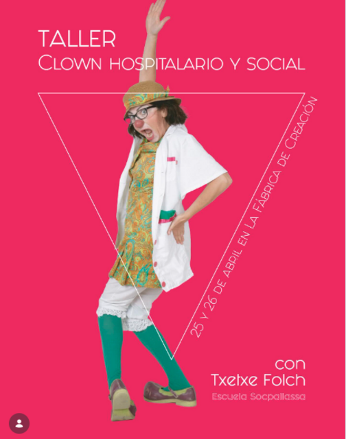Taller de clown hospitalario y social con Txetxe Folch