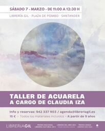 Taller de acuarela a cargo de Claudia Iza
