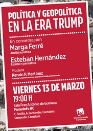 "Política y geopolítica en la era Trump", mesa redonda