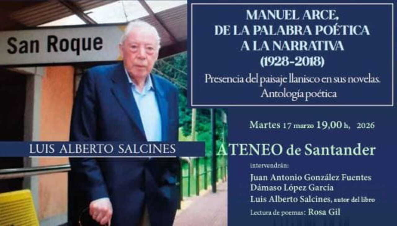 Presentación del libro de Luis Alberto Salcines "Manuel Arce, de la palabra poética a la narrativa"