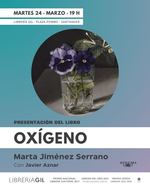 Presentación de "Oxígeno", de Marta Jiménez Serrano
