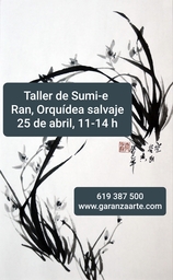 Taller de Sumi-e Ran, Orquídea Salvaje