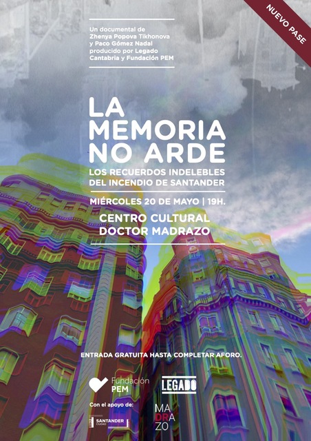 Proyección del documental “La memoria no arde” y coloquio