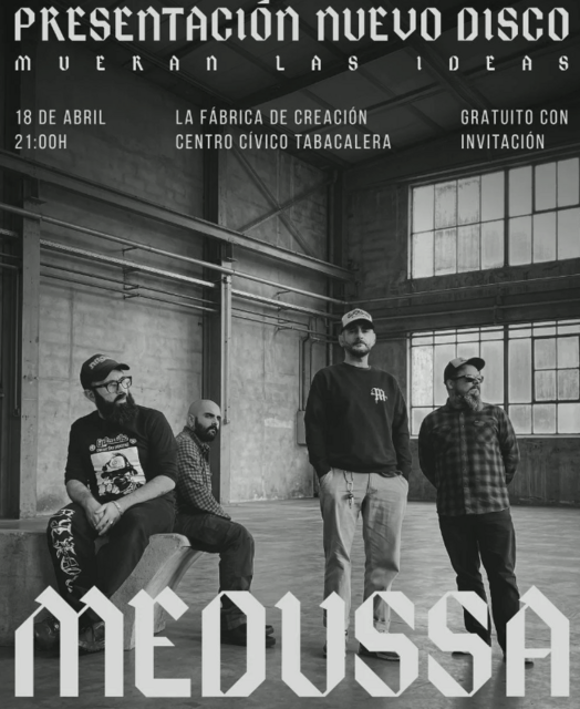 Medussa presenta su quinto trabajo, "Mueran las Ideas"