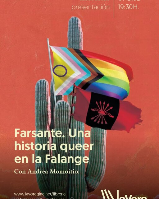 Andrea Momoitio presenta el libro "Farsante. Una historia queer en la Falange"