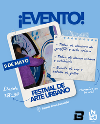 Festival de arte urbano en La Noche es Joven