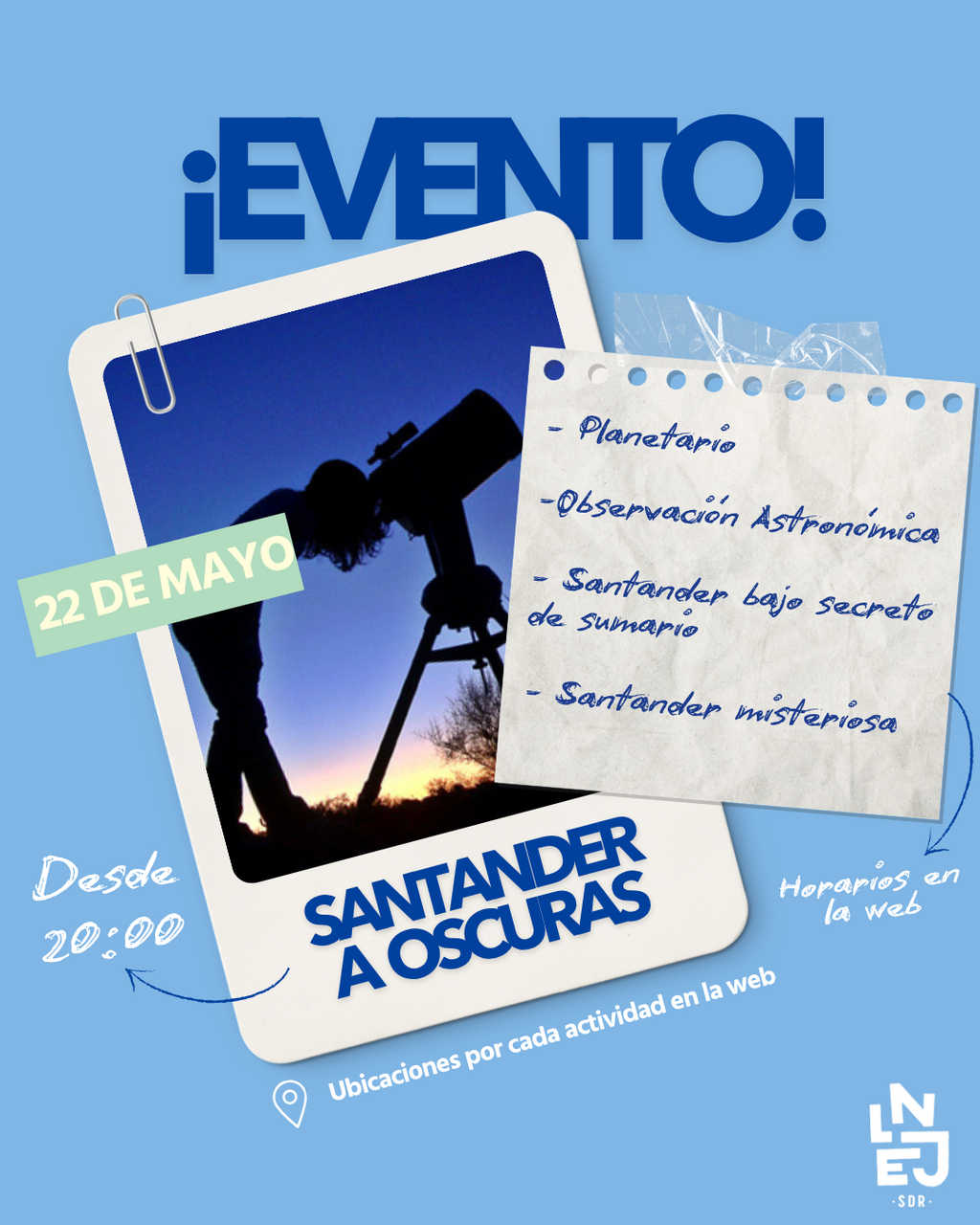 Vive Santander a oscuras en La Noche es Joven