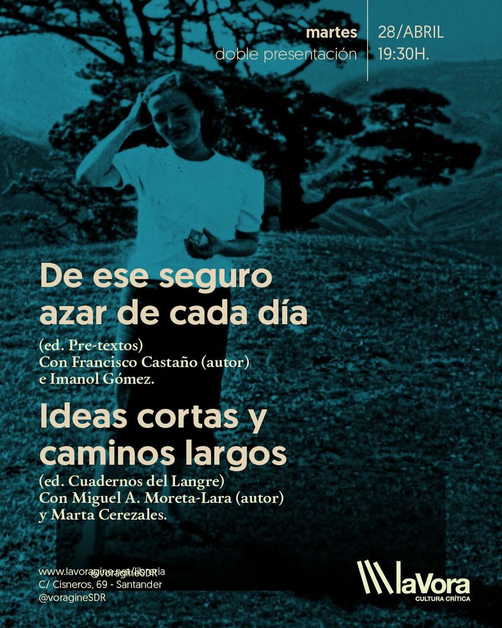 Presentación de los libros "De ese seguro azar de cada día" e "Ideas cortas y caminos largos"
