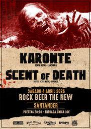 Noche de Metal con Karonte y Scent of Death