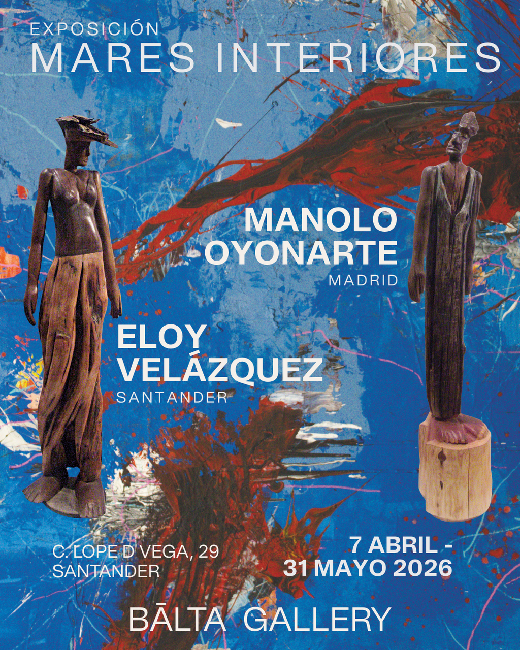 "Mares interiores", obras de Manolo Oyonarte y Eloy Velázquez
