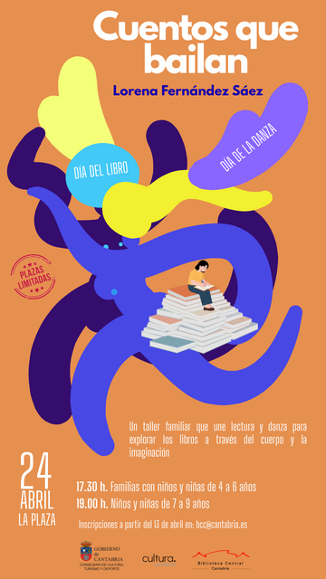 "Cuentos que bailan", taller familiar de lectura y danza