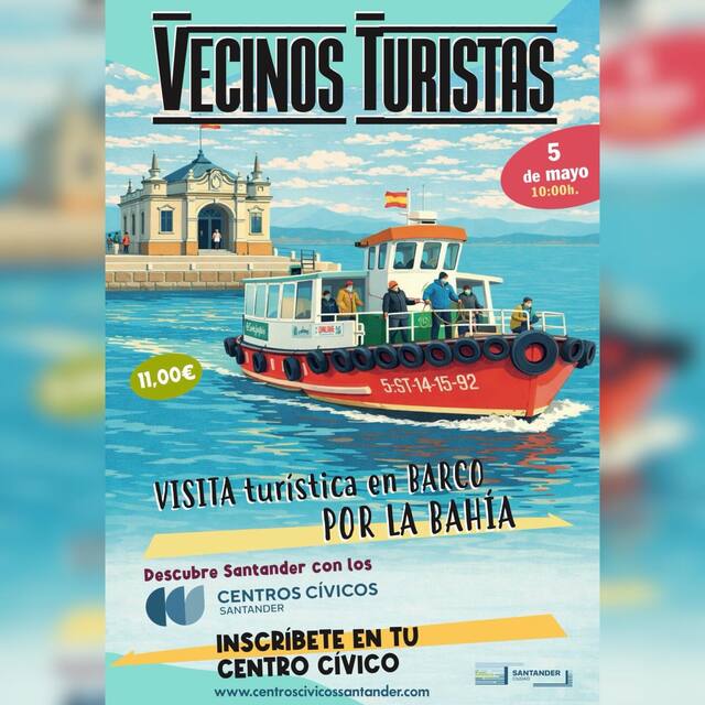 Vecinos turistas: visita en barco por la bahía