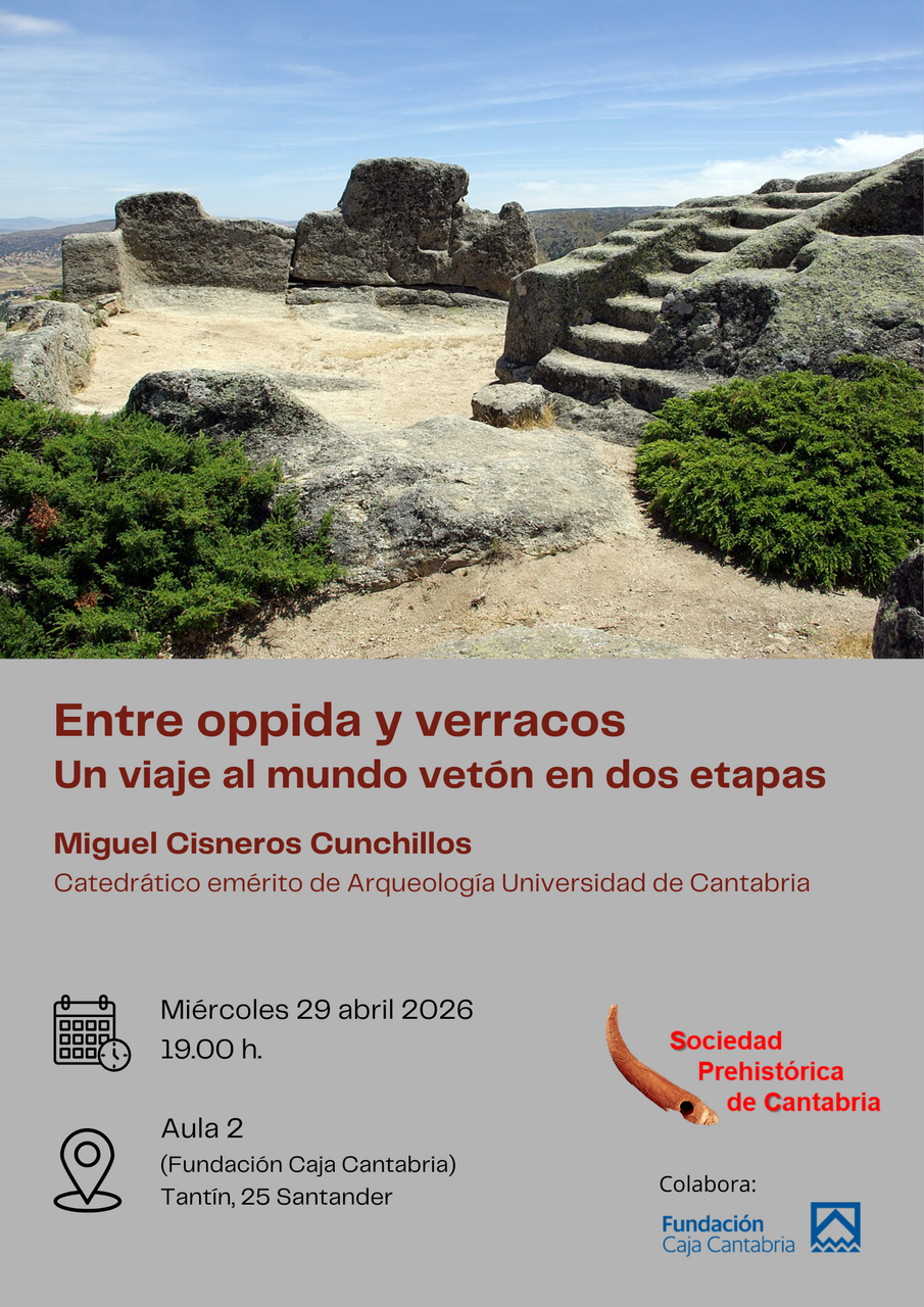 Conferencia de la Sociedad Prehistórica de Cantabria sobre el mundo vetón 