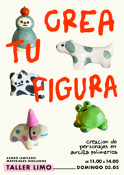 Taller de creación de figuras con arcilla polimérica