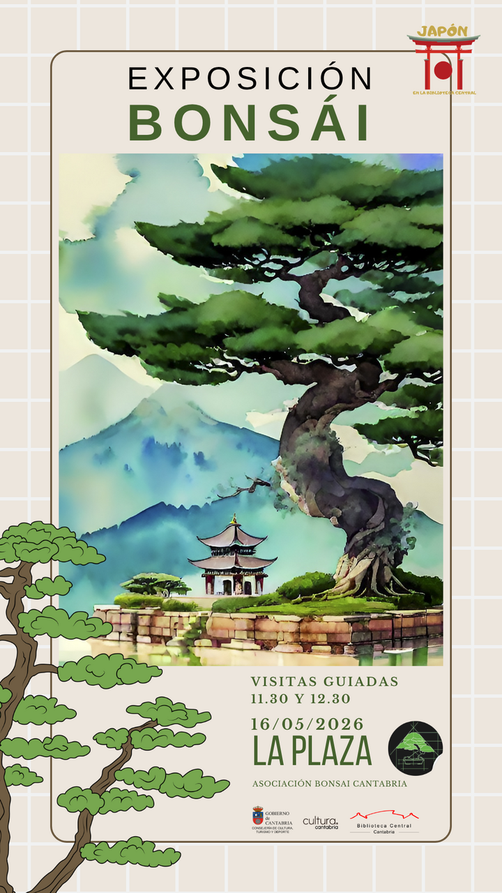 Exposición de bonsáis con visitas guiadas