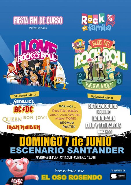 Rock en Familia: festival de fin de curso