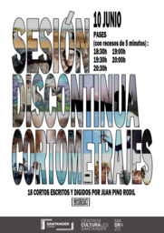 Sesión discontinua de cortometrajes de Juan Pino Rodil