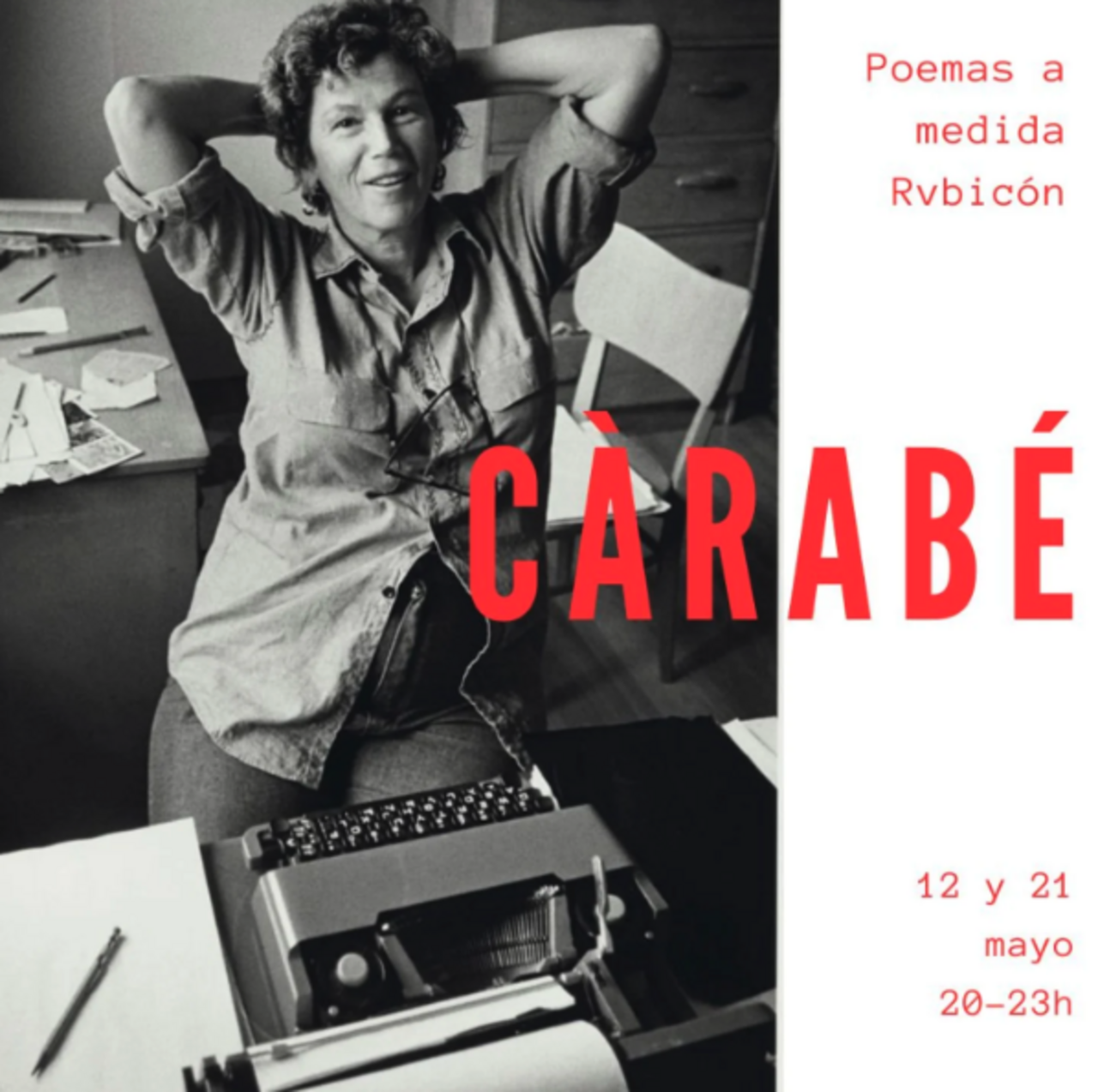 Poemas a medida con Càrabé