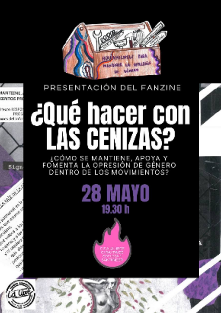 Presentación del fanzine "¿Qué hacer con las cenizas?"