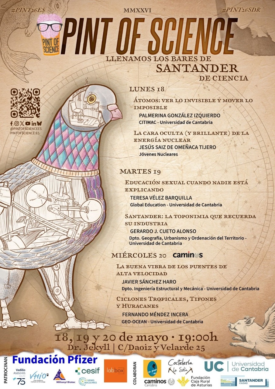 Pint of Science 2026: Sexo y calles que ya no existen
