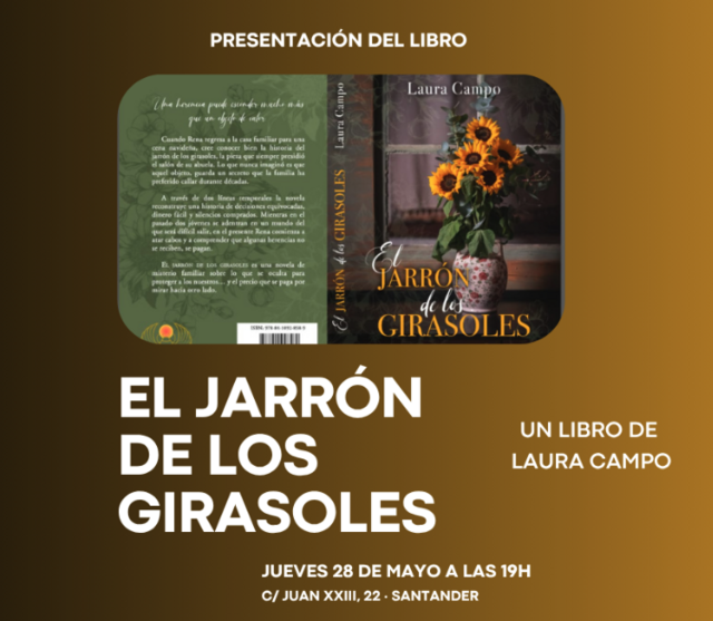 Presentación del libro "El jarrón de los girasoles", de Laura Campo
