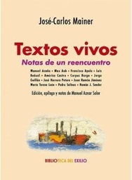 José-Carlos Mainer presenta el libro "Textos vivos. Notas de un reencuentro"