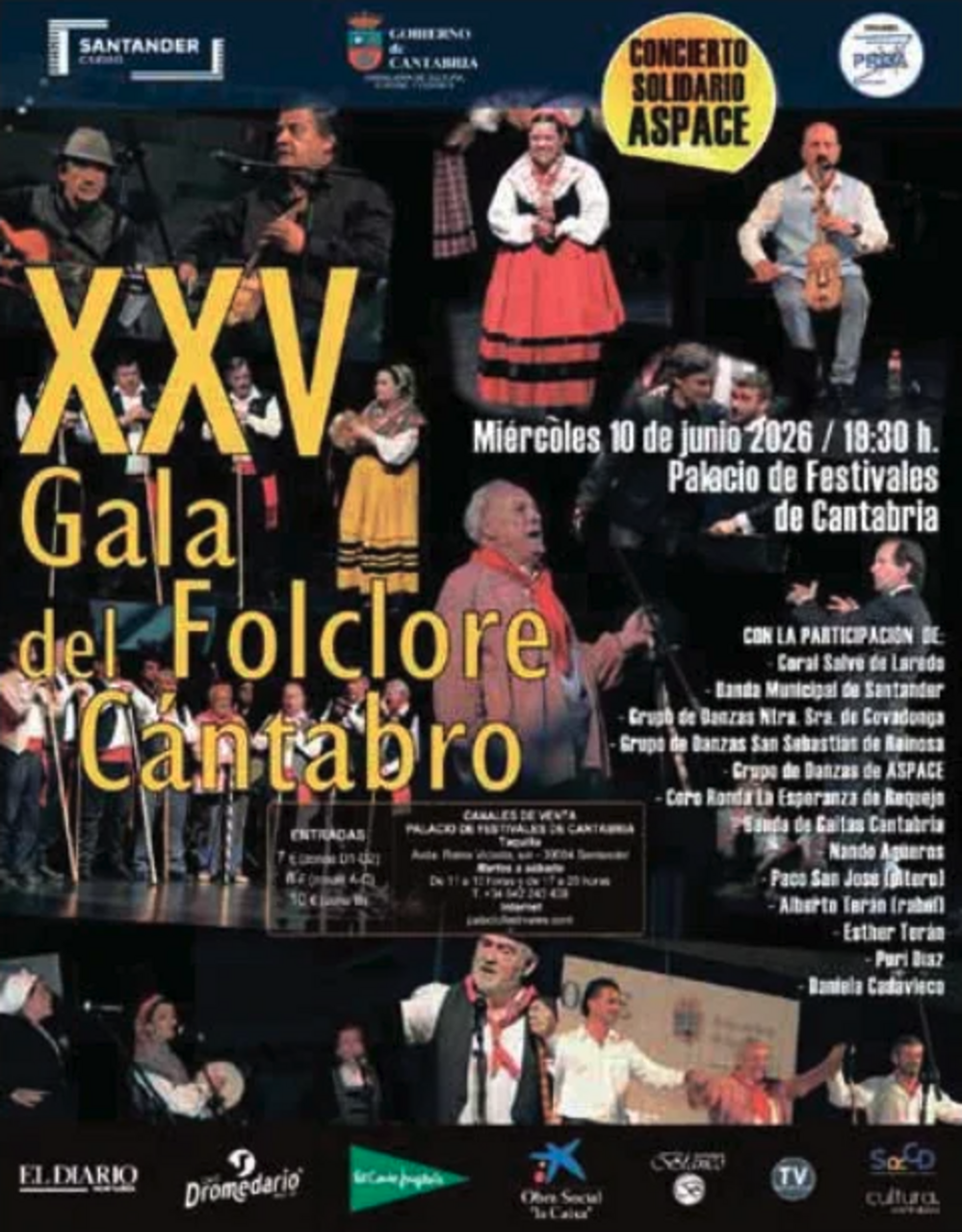 Gala del Folclore cántabro. 25 aniversario 