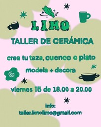 Taller de cerámica: crea tu taza, cuenco o plato