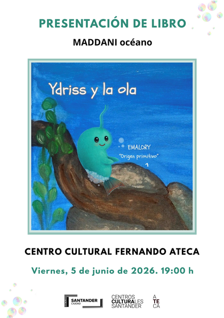 Presentación del libro "Ydriss y la ola" de MADDANI Océano