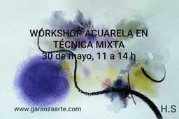 Workshop de acuarela en técnica mixta