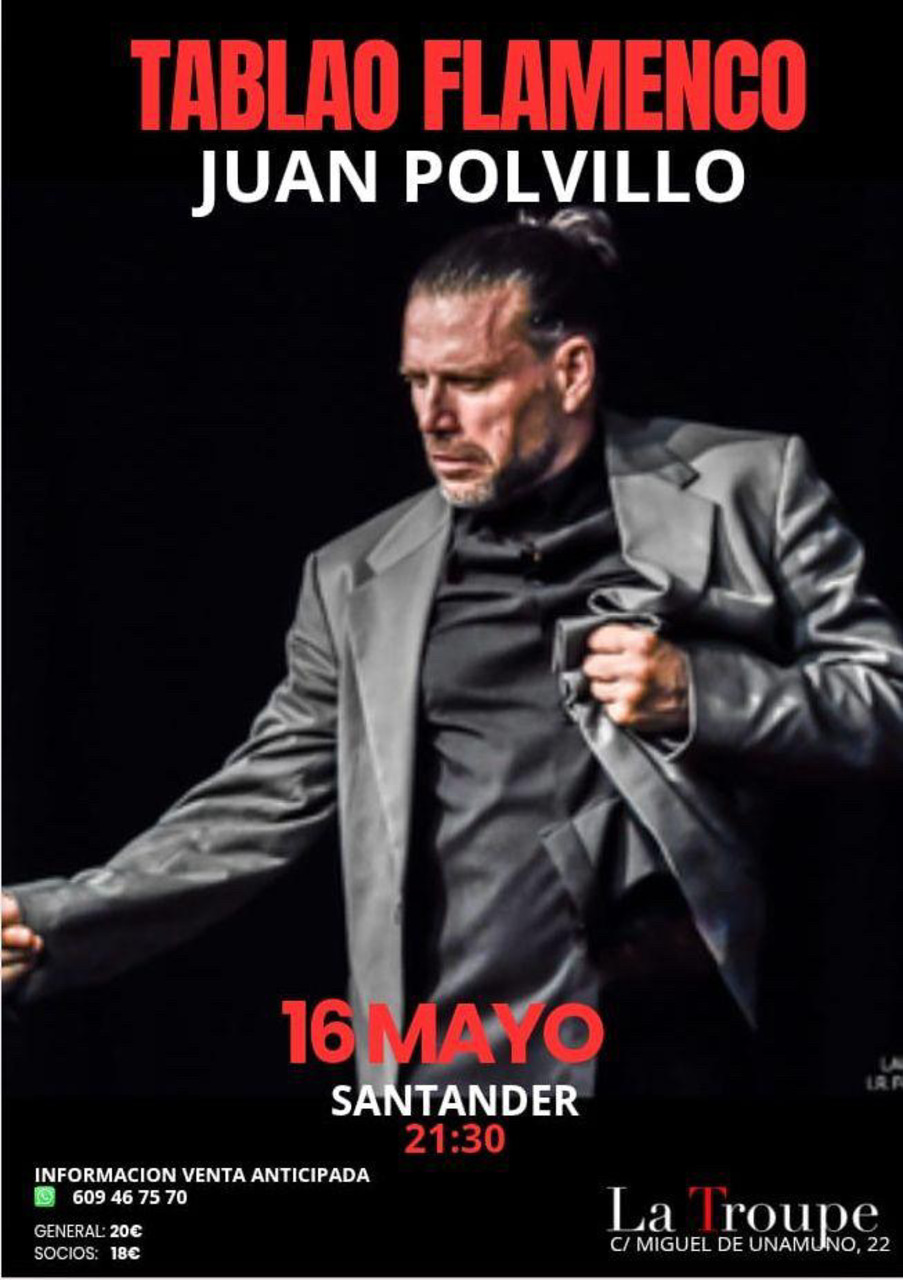Tablao flamenco con Juan Polvillo