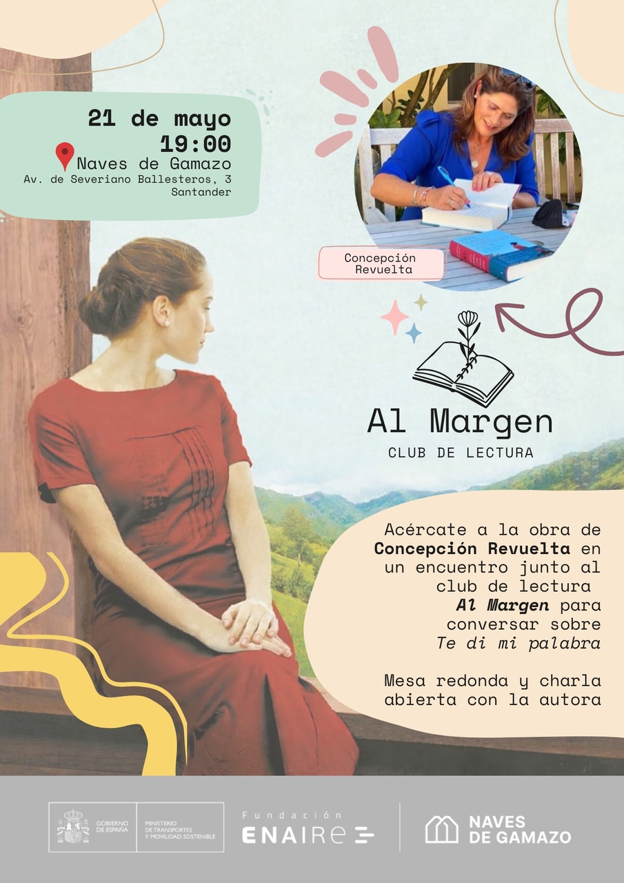 Encuentro del club de lectura "Al margen" con la escritora Concepción Revuelta